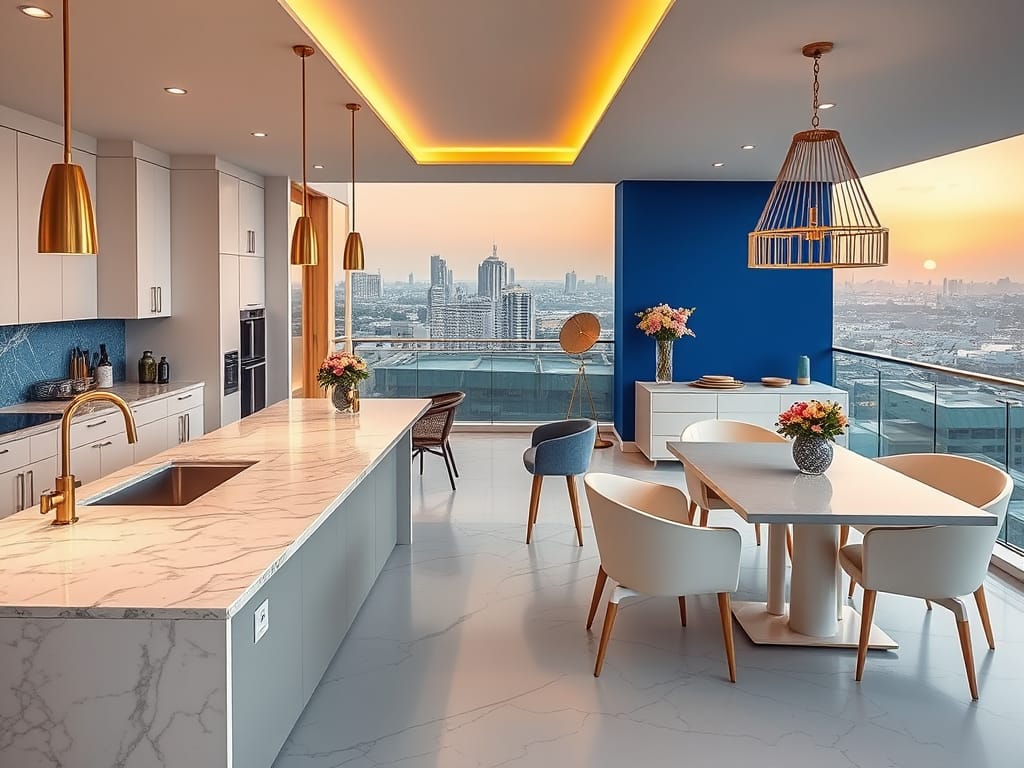 Luxury penthouse apartment