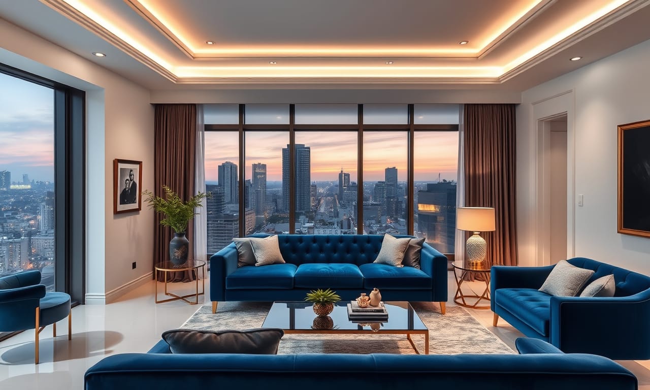 Luxury apartment interior